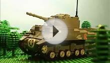 1944 Lego World War Two Tank Battle in Normandy: Sherman